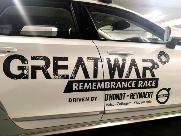 Belettering Great War Remembrance Race